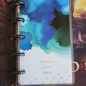 Happy Planner Skinny Mini Notebook "Choose Happy Today" planner